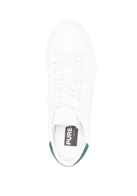 white and dark green Purestar low-top sneakers  GOLDEN GOOSE | GMF00197-F00475310502